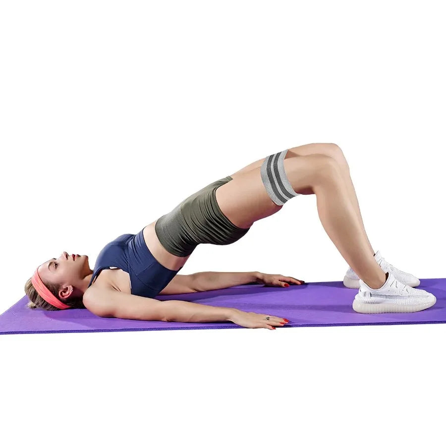 Glute Thigh Elastic Workout Bands Fabric Resistance Hip Booty Bands Squat Circle Stretch Fitness Strips Loops Yoga Gym Equipment mbzr