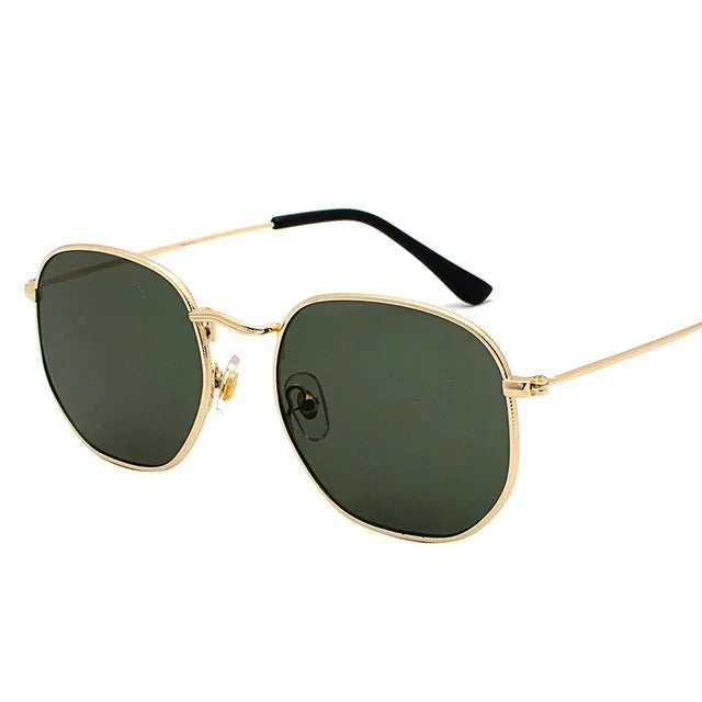 New Metal Men Sunglasses Brand Designer Sun Glasses Vintage Women Female Classic Driving Eyewear Uv400 2023