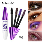 Colorful Eyelash Mascara 5D Three-dimensional Curling Extension Fast Dry Lasting Makeup mbzr