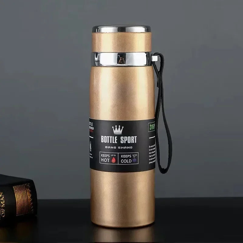 1L Thermal Water Bottle Keep Cold and Hot Water Bottle Thermos for Water Tea Coffee Vacuum Flasks Stainless Steel Thermos Bottle mbzr