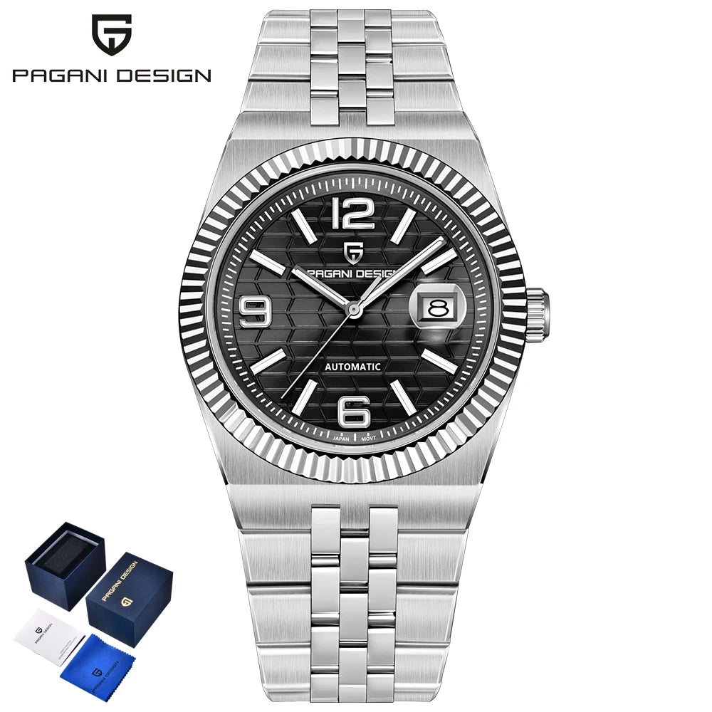 PAGANI DESIGN New Watches 3D Rhombus Dial Luxury Automatic Watch For Men Fashion AR Sapphire crystal Mechanical Wrist watch 2026