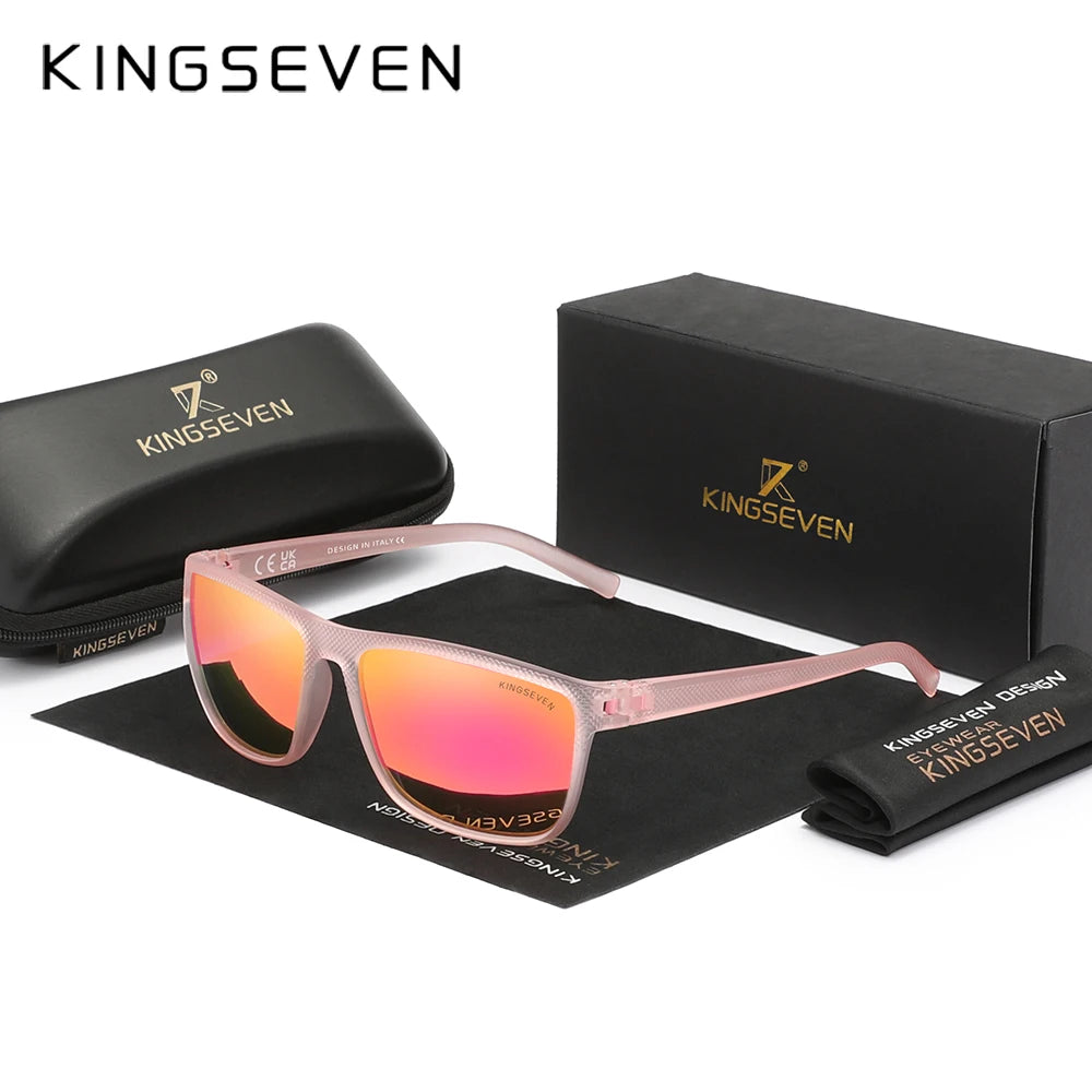 KINGSEVEN Polarized Sunglasses Women Driving Classic Square Frame Sun Glasses sunglasses for Men Outdoor Travel