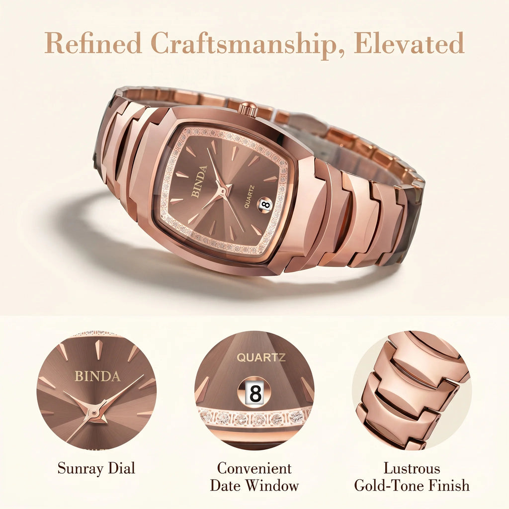 2PCS Couple Watches Luxury Fashion Men Women Matching His and Hers Quartz Watches Simple Band with Gift Box mbzr