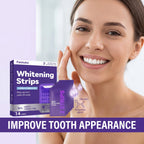 Purple Teeth Whitening Strips for Sensitive Teeth Remove Coffee Wine Smoking Stains Non Slip Improve Dental Yellowing Bright Smile Teeth Bleaching Strip mbzr