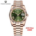 PAGANI DESIGN New Gold DD36 Men's Watches Luxury Automatic Watch Men AR Sapphire Glass Mechanical Wristwatch Men ST16 Movt Clock