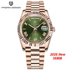 PAGANI DESIGN New Gold DD36 Men's Watches Luxury Automatic Watch Men AR Sapphire Glass Mechanical Wristwatch Men ST16 Movt Clock