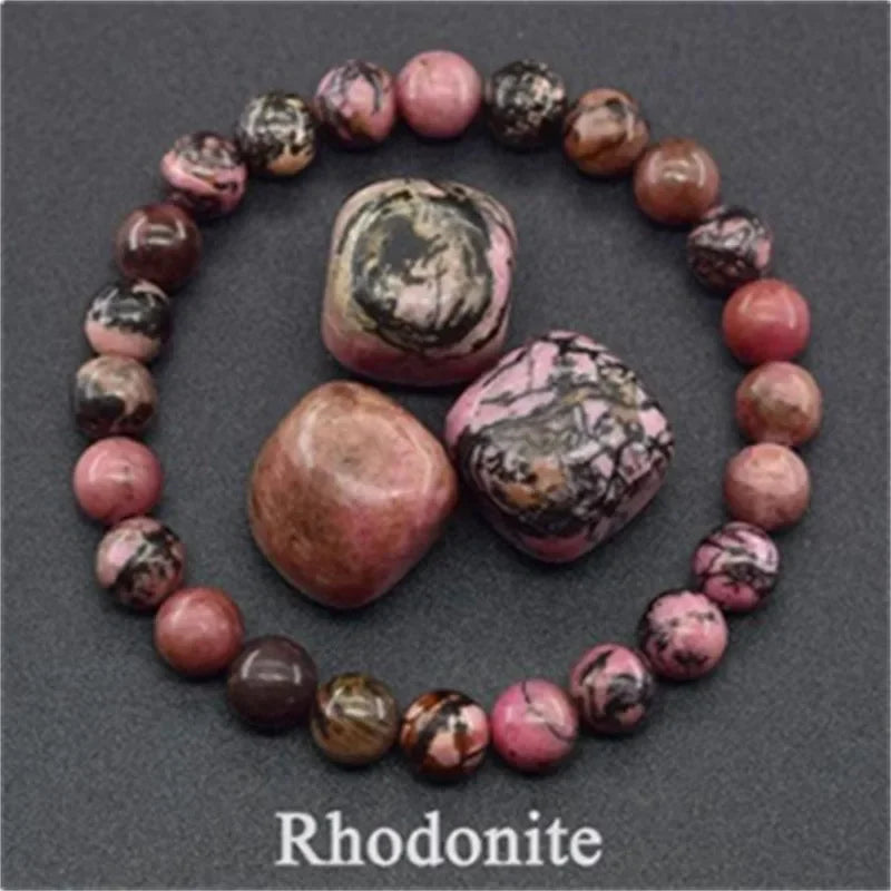 JD Amethyst Bracelet Made of Real Natural Stone Beads Body-Purifying Geniune Amethyst Natural Crystal Bracelet for Women Pulsera mbzr