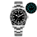 ADDIESDIVE Men's Diving Watch Stainless Steel Ceramic Bezel Quartz Watch Men's BGW9 Luminous 200m Waterproof  Men's Watch
