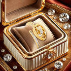 A women's golden snake shaped bracelet with hollowed out design, fashionable and elegant quartz watch, high-end accessory mbzr