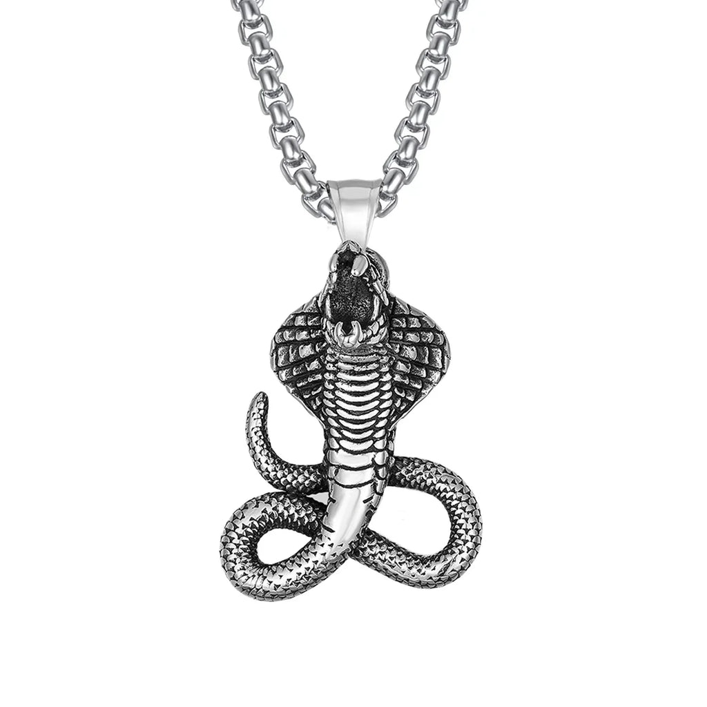 2025 New Hip Hop Retro Titanium Steel Necklace Stainless Steel Claw Totem Pendant