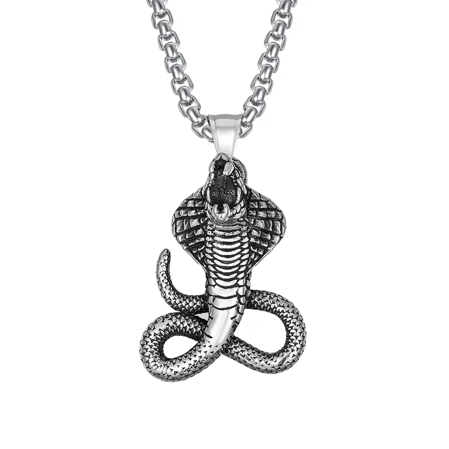 2025 New Hip Hop Retro Titanium Steel Necklace Stainless Steel Claw Totem Pendant
