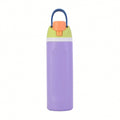 304 Stainless Steel Fitness Sports Vacuum Bottle with handle and straw, Large Capacity Macaron Thermal Mug 32 oz mbzr