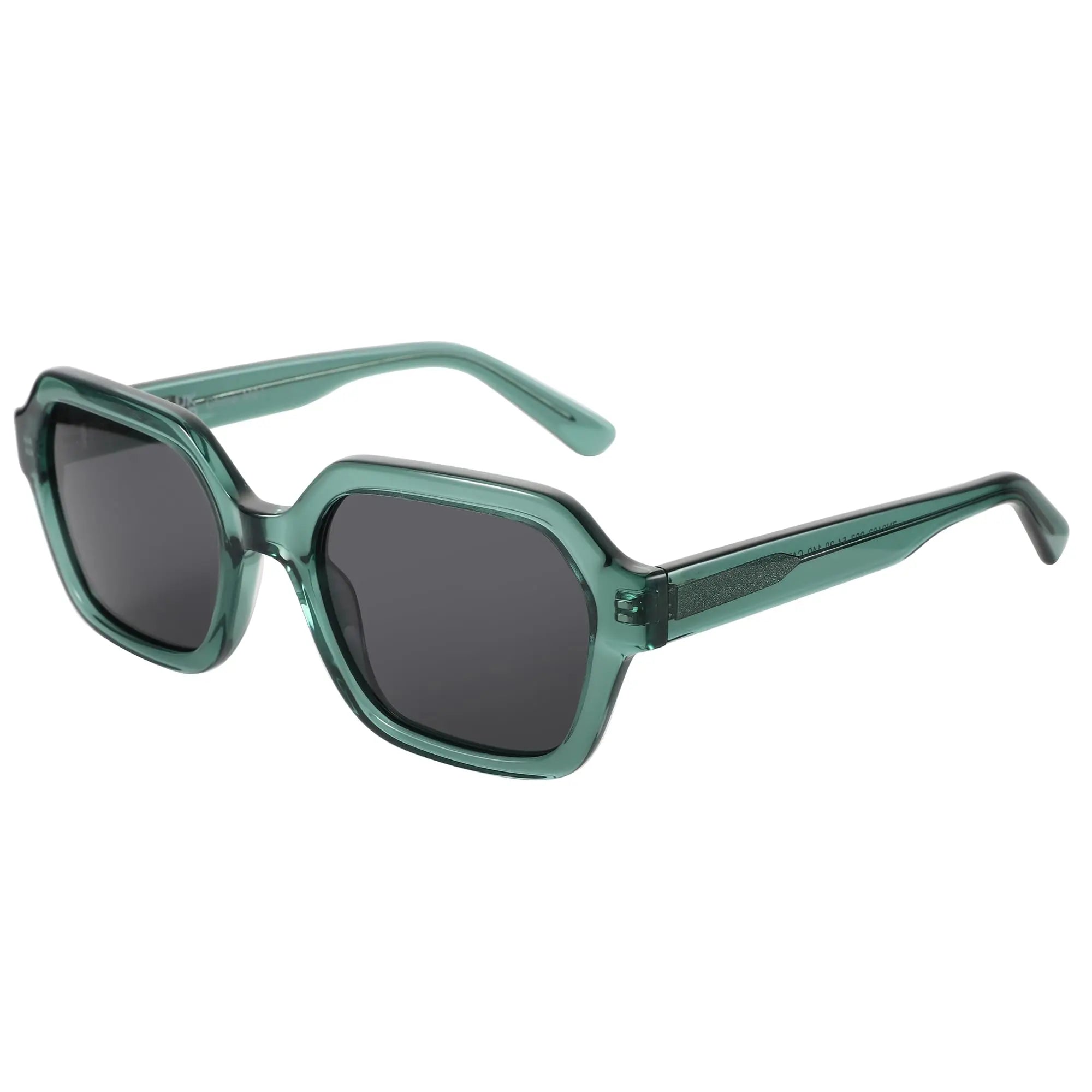 ZENOTTIC  Hexagon Handmade Acetate For Women Prescription Sunglasses Polarized UV400 TAC Lenses Retro Eyewear