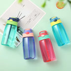 480ml Water Bottle With Straw Kids Girls Portable Travel Bottles Gym Sports Fitness Cup Summer Cold Water Juice Drinking Bottle mbzr