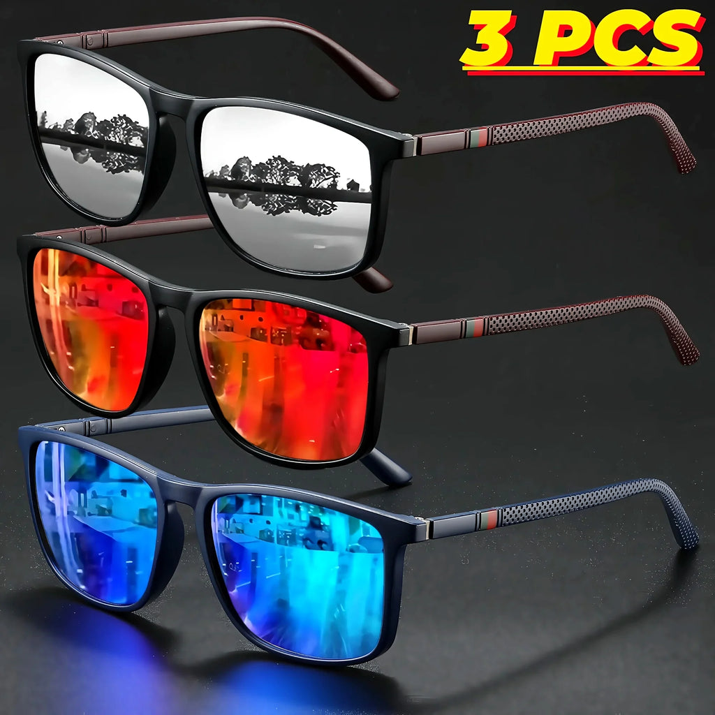 2025 Square Polarized Protective Sunglasses Anti Glare Sun Shades For Summer Party Vacation Travel Driving Fishing UV400