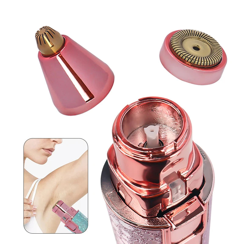 1pcs Usb Electric Eyebrow Trimmer Facial Hair Epilator Eyebrow Razor Women Body Painless Hairs Remover Shaver Eyebrows Profiler mbzr
