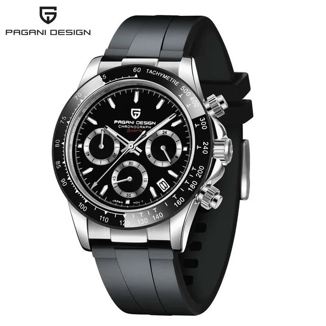 2026 New PD-1644 PAGANI DESIGN Top Brand Men's Sports Quartz Watches Sapphire Stainless Steel 100M Waterproof Luminous Chronograph Luxury Reloj Hombre