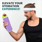 304 Stainless Steel Fitness Sports Vacuum Bottle with handle and straw, Large Capacity Macaron Thermal Mug 32 oz mbzr