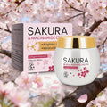 Sakura Face Cream | Infused With Collagen And Niacinamide To Deeply Nourish Dry Skin. Apply To Face And Neck For Complete Care. mbzr