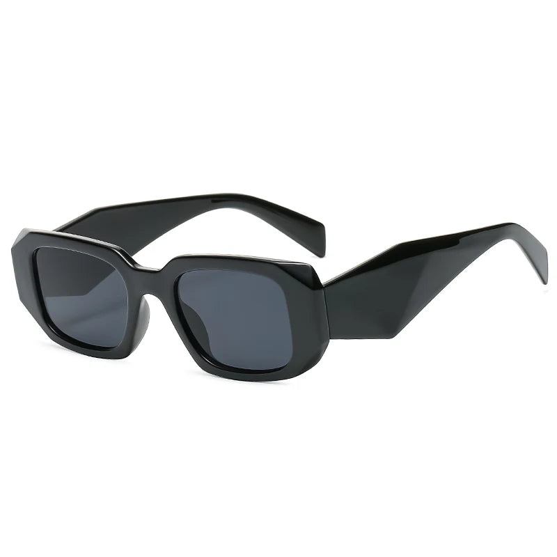 Vintage Brand Fashion Small Square Casual Sunglasses for Women Retro Unique Legs Eyewear UV400 Sun Glasses Ideal for Outdoor Travel Daily Wear Beach Trips Driving and All Kinds of Summer Outdoor Activities
