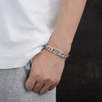 2025 New fashion 100% S925 Sterling Silver 9MM Cuban Bracelet Simple Men's and Women's Fashion Trend Jewelry Gifts
