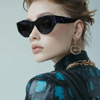 ZENOTTIC Women Polarized Sunglasses Trendy: Classic Sun Glasses Ladies Cat Eye Frame - Retro Cute Shades UV400 Protection