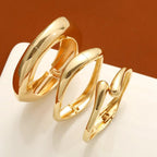 3 bracelets set European and American new high-end sense simple temperament women's bracelet light luxury niche cold wind bracelet bright opening irregular simple wind bracelet