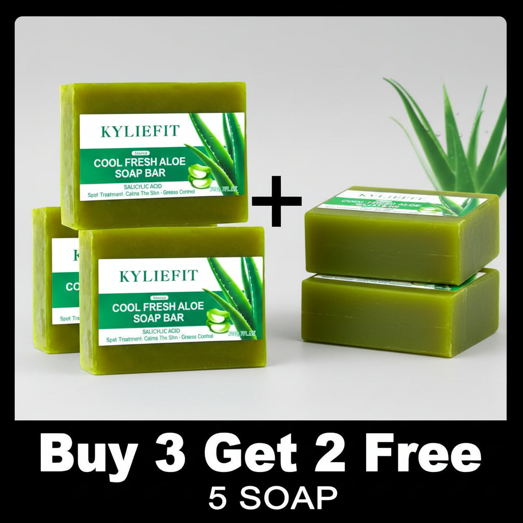 AILKE Aloe Vera Whitening Soap, Remove Acne, Spots, Skin Radiant, Improve Skin Luster, Vegan Bath Wash for All Skin Types, 200g mbzr
