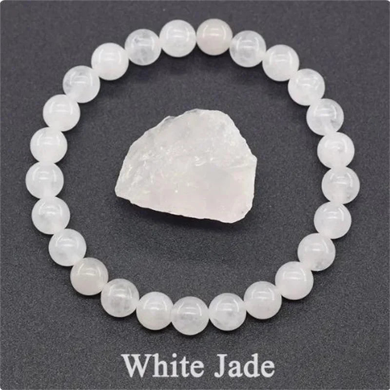 JD Amethyst Bracelet Made of Real Natural Stone Beads Body-Purifying Geniune Amethyst Natural Crystal Bracelet for Women Pulsera mbzr