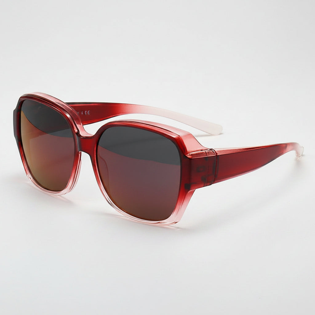 Fashion Round Polarized Sunglasses Cover Over Myopia Prescription Glasses Portable Men Women Vintage Fishing Driving Eyewear mbzr