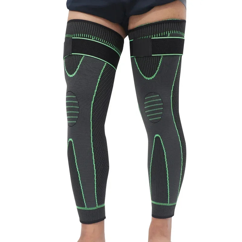 1Pc Leg Knee Support Protectors Knee Support Brace Compression Long Full Legs Sleeve Arthritis Relief Running Gym Sport Knee Pad mbzr