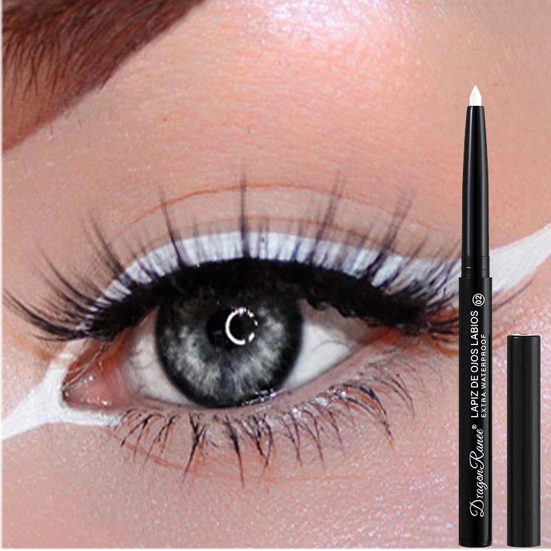 Matte/Pearlescent Eyeliner Gel Pencil Smooth Waterproof White Black Eye Liner Lying Silkworm Pen Cream Makeup for Eyes mbzr