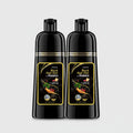 2pcs Black Hair Colouring Shampoo Natural Herbal Essence 3 in 1 Colouring Shampoo Clean Dandruff Removing for Covering White mbzr