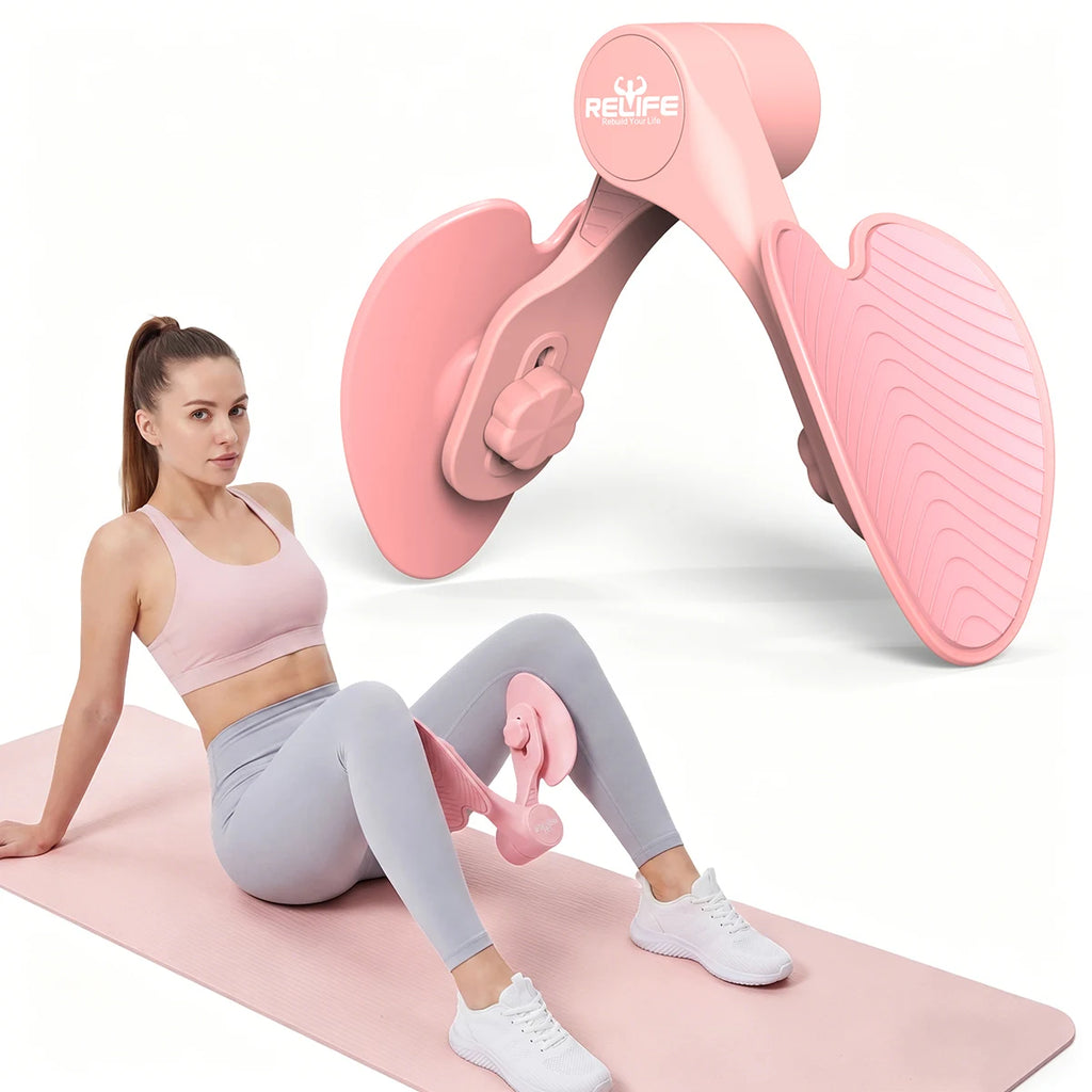 RELIFE Thigh Master, 360° adjustable leg exerciser. For home, gym, office & outdoor use. For men & women, compact fitness gear mbzr