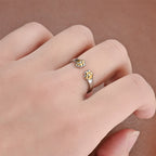 New Hot Selling Fashion Stainless Steel Cat Claw Ring with Adjustable Opening For Women Jewelry Gifts