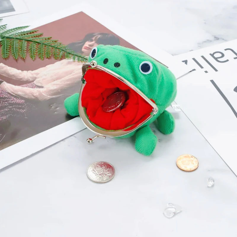 Plush Frog Coin Wallet Anime Ninja Wallet Halloween Role Playing Ninja Theme Party Gift