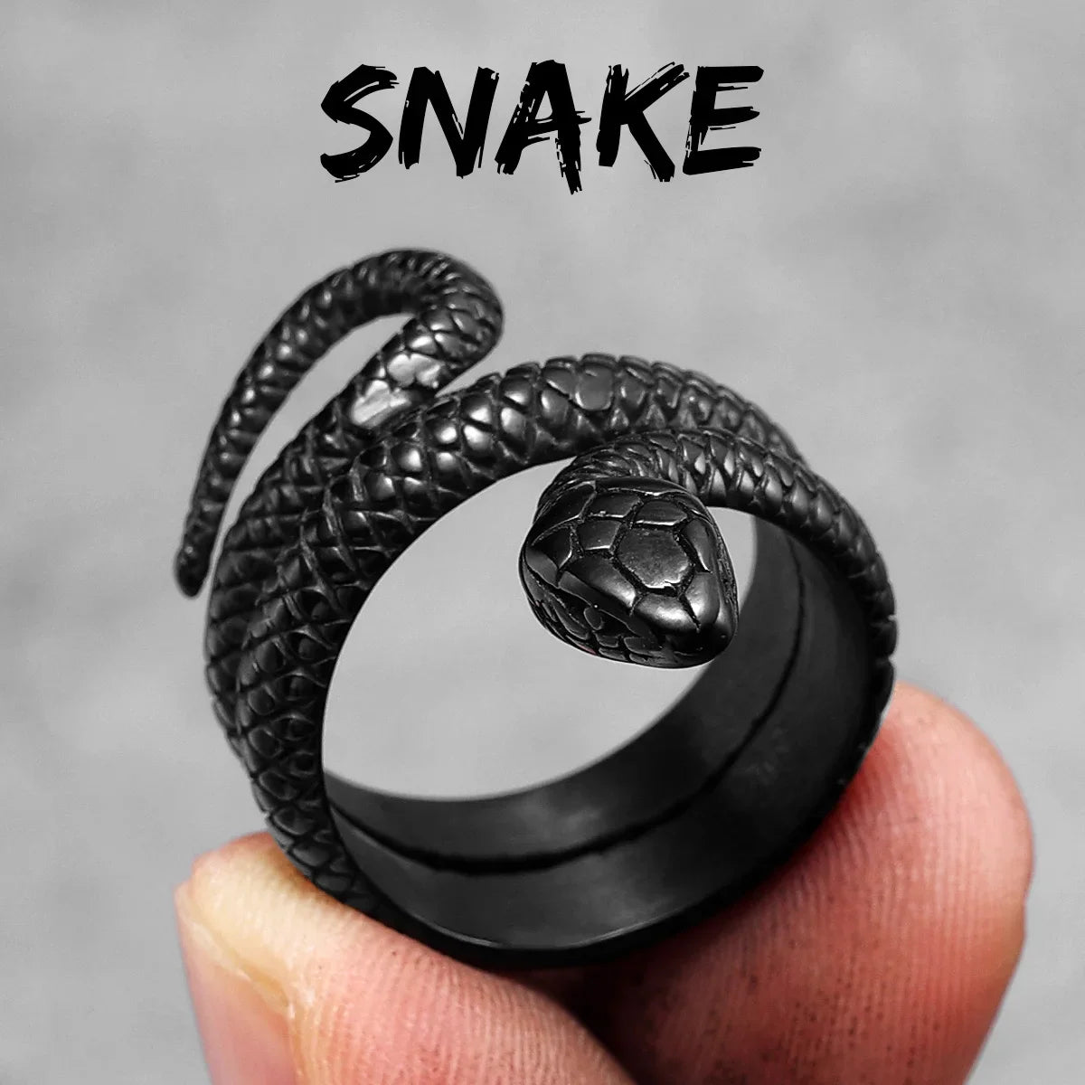 Stainless Steel Animal Rings Eagle Dog Dragon Bird Snake Hip Hop Trendy