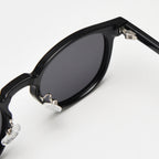 Peekaboo Unisex Polarized Sunglasses Retro Women Korean Style Ultralight Round Sun Glasses for Men TR90 Green Brown 2024 Gift