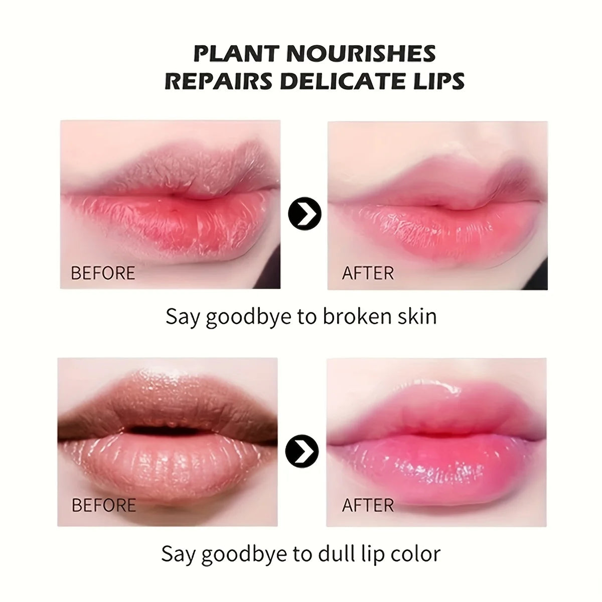 4-piece/16-piece Crystal Color-changing Petal Lipstick for Women Moisturizes long-lasting and non-sticky cup lip balm mbzr
