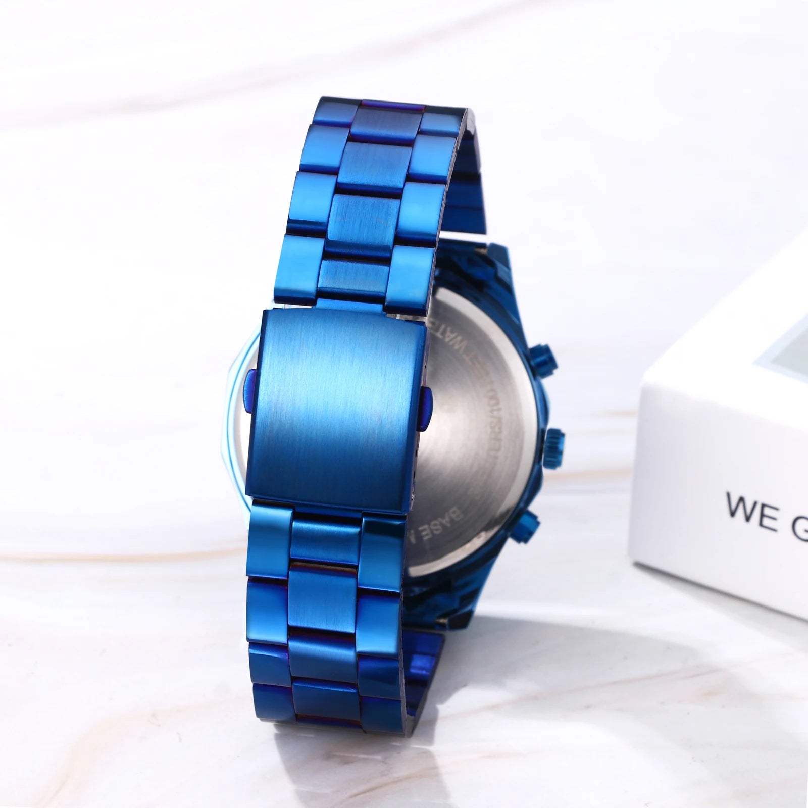 Men's Imitation Mechanical Quartz Watch Stainless Steel Strap Waterproof Watch Luminous Hands Dial Calendar Available mbzr