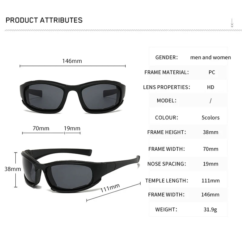 UV Protection Cycling Sport Sunglasses for Men & Women