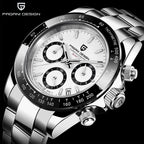 2026 New PD-1644 PAGANI DESIGN Top Brand Men's Sports Quartz Watches Sapphire Stainless Steel 100M Waterproof Luminous Chronograph Luxury Reloj Hombre