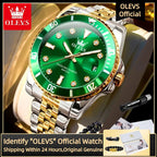 OLEVS 9809 Men's Watch Original Waterproof Automatic Date Rotation Ring Luxury Brand Diving Quartz Men's Watch Reloios Masculino mbzr