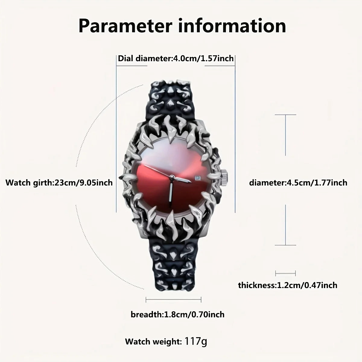 Fashion Heterosexual Men's Watch Claw Shape Table Alabaster Round Dial Retro Watches Y2K Unique Shaped Senior Ins Niche Men's Quartz Watch