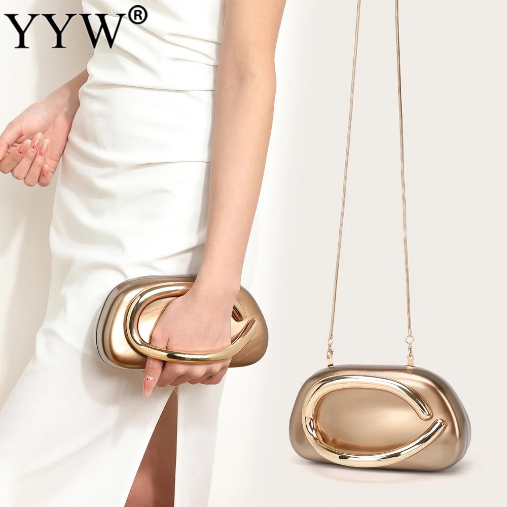 Acrylic Luxury Box Clutch Handbag For Women Evening Banquet Bags Wedding Party Chain Crossbody Shoulder Bag Ladies Dinner Purses