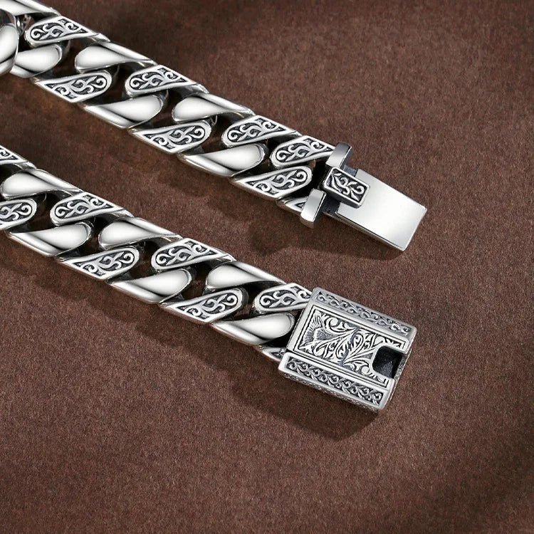 Timeless Vine Garland Buckle Retro Punk Tank Bracelet Jewelry Creativity Gift