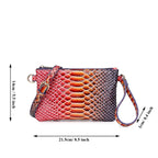 Gradient Embossed Wristlet Clutch Bag, Outdoor Portable Pouch, Lightweight Zipper Wristlet, Daily Hand Purse, Versatile Organizer Bag for Commute, Multi-Pocket Phone Card Holder, Fashionable Pouch for Outdoor Activities mbzr
