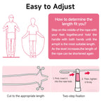 YUEDONG Kids Speed Jump Rope Length Adjustable Jumping Rope Segmented Anti-Tangle Skipping Rope Unisex Fitness Toy for Boys & Girls Indoor Outdoor Workout 2.4M/2..8M mbzr