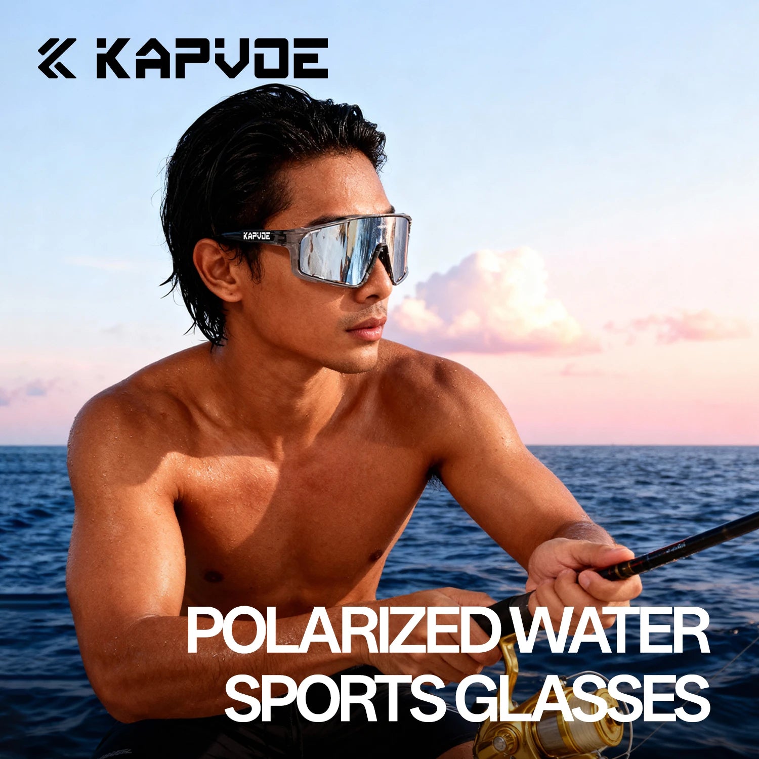 KAPVOE New Outdoor Photochromic Cycling Sunglasses hiking eyewear Men Bike Glasses Sports Mountain Climbing Women MTB Bike Glasses UV400 Pickleball Baseball Tennis Goggles