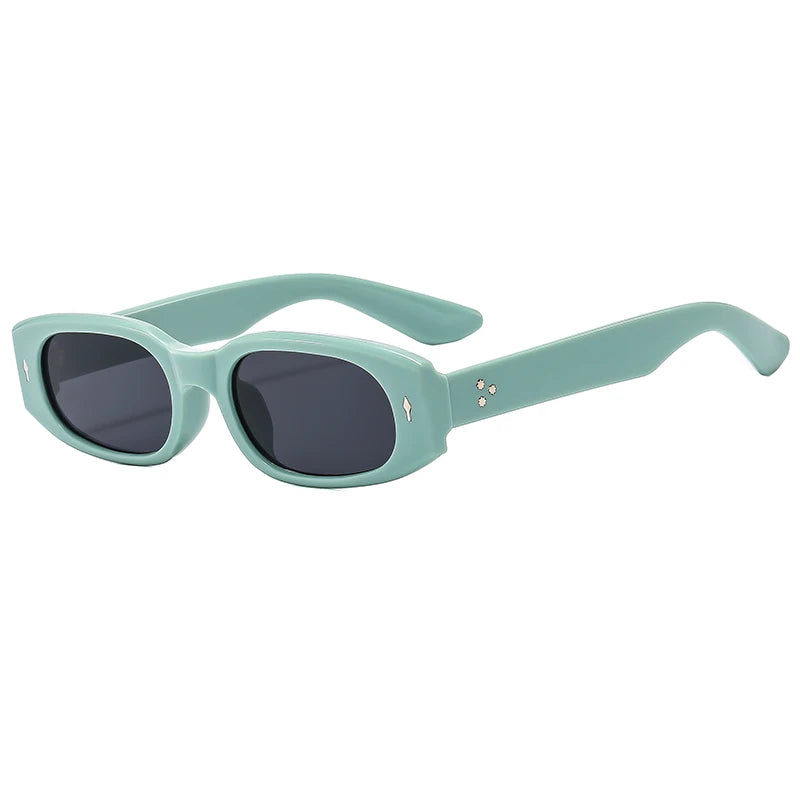 Small Frame Rivet UV Protection Sunglasses for Women
